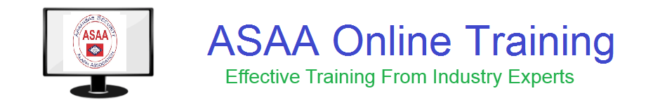 ASAA Online Training